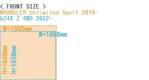 #WRANGLER Unlimited Sport 2018- + bZ4X Z 4WD 2022-